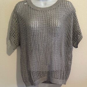 Gray Women's Crew Neck Sweater